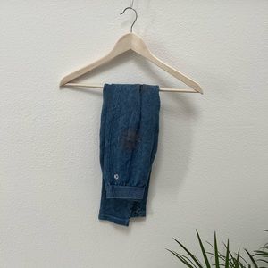 Avocado Distressed Jeggings